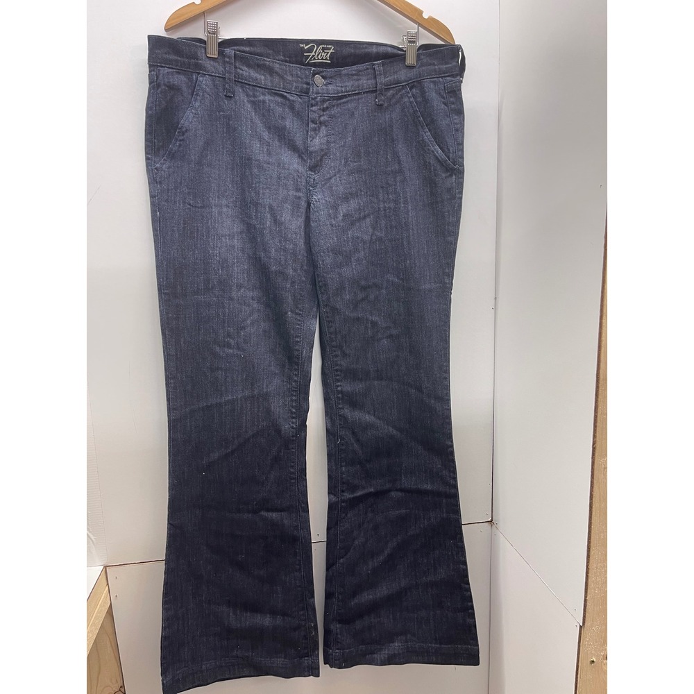 Old Navy The Flirt Dark Wash Bootcut Jeans 14 Long Stretch Denim Discontinued